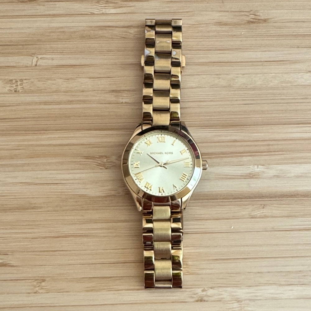 Michael Kors Gold-Tone Stainless Steel Watch